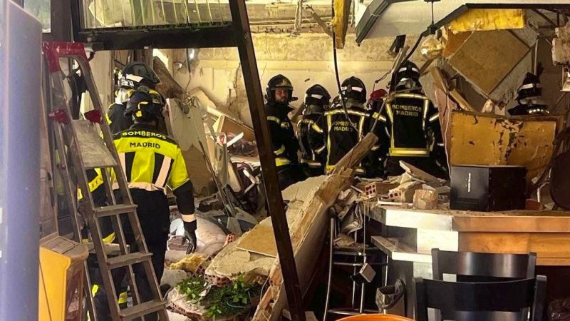 Découverte d’un second corps après l’explosion meurtrière d’un bar à Madrid