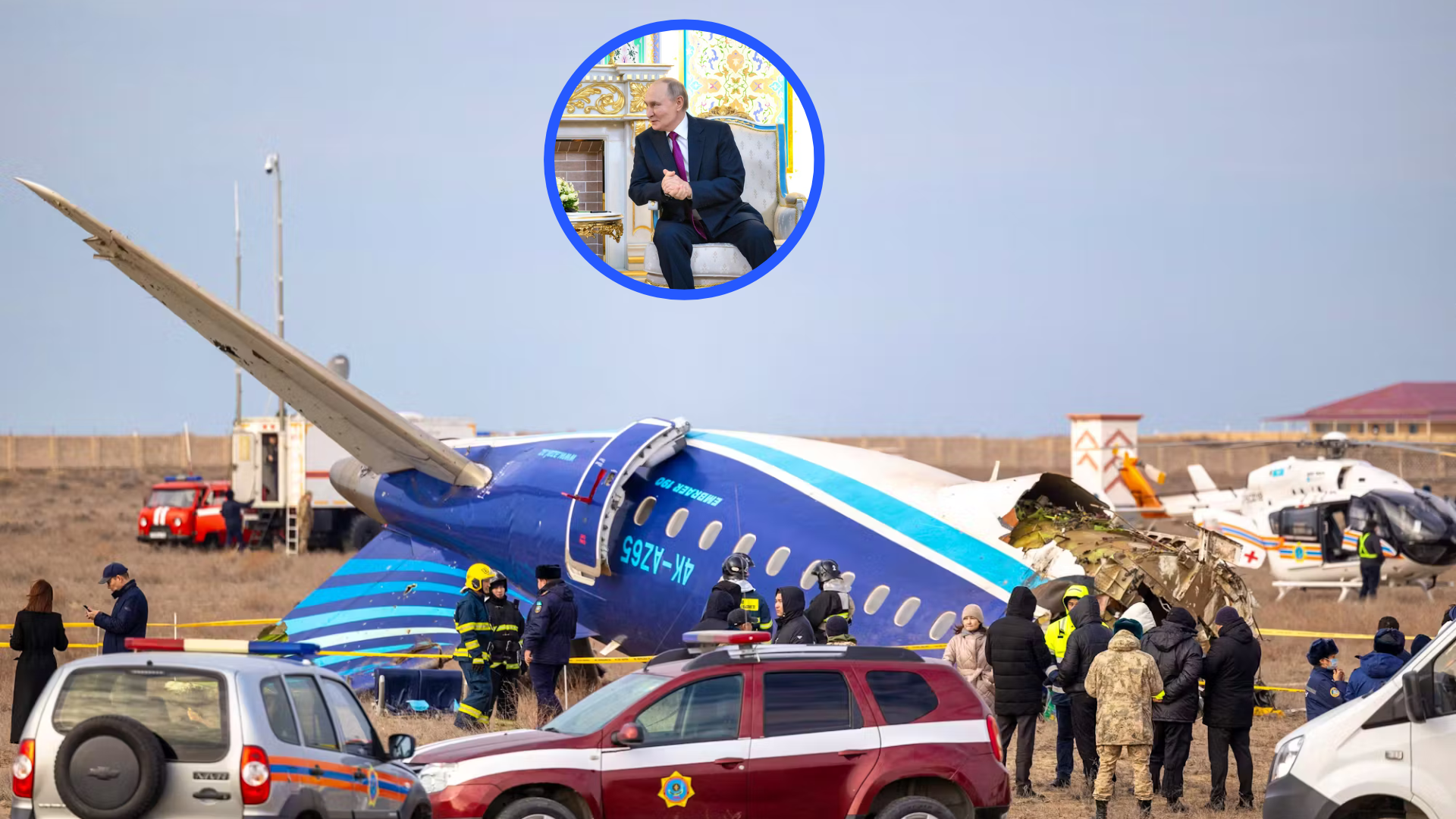 Poutine reconnaît la responsabilité russe dans le crash d’Azerbaijan Airlines lors d’une rencontre à Douchanbé