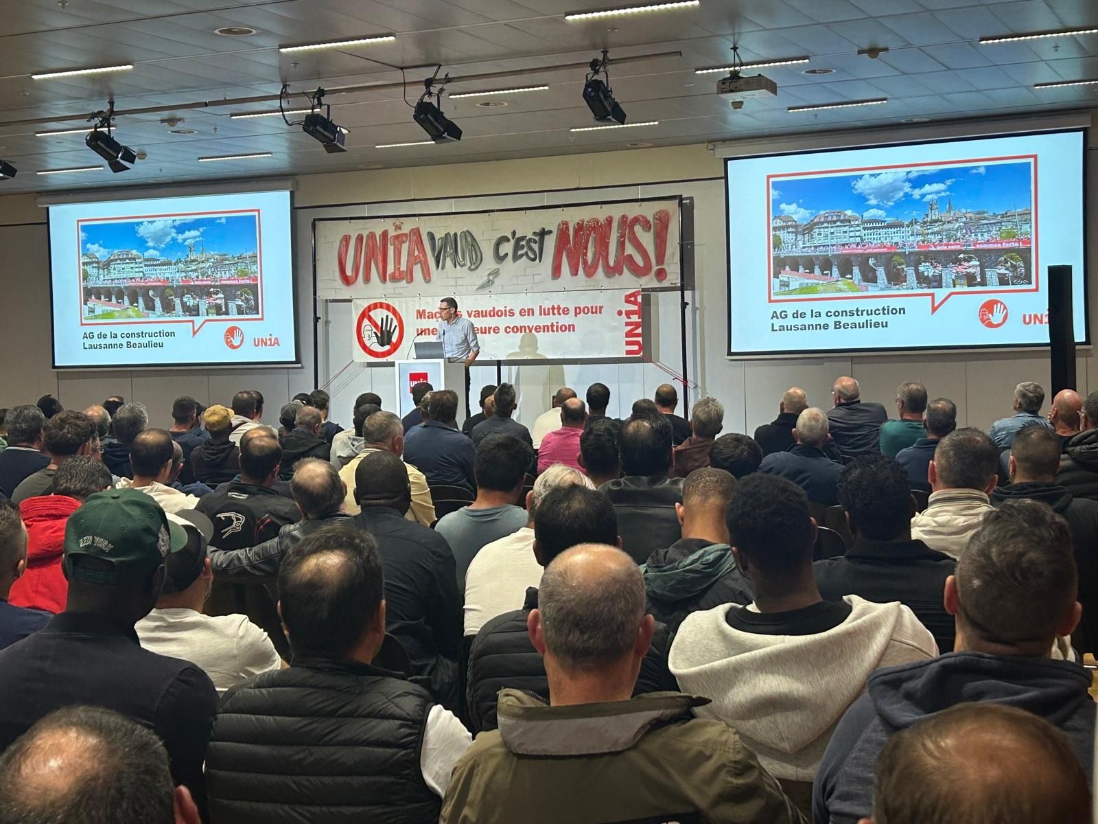 Grève de deux jours des maçons vaudois pour protéger leur CCT face à des propositions contestées