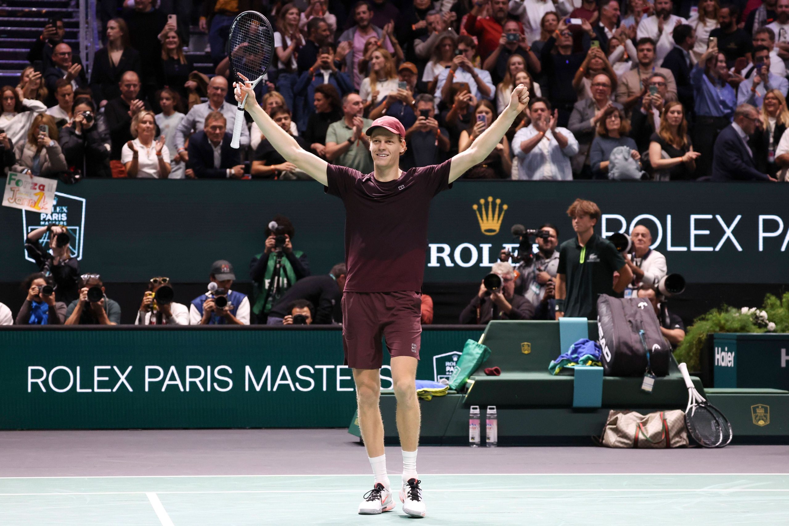 Jannik Sinner retrouve le rang de numéro 1 mondial après sa victoire à Paris Masters 1000