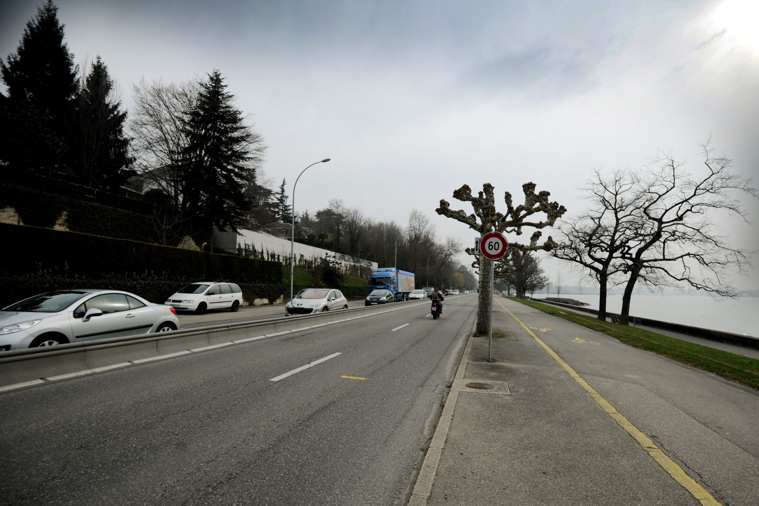 Cologny : fin de la glissière anti-accidents et nouveau projet cantonal d’aménagement