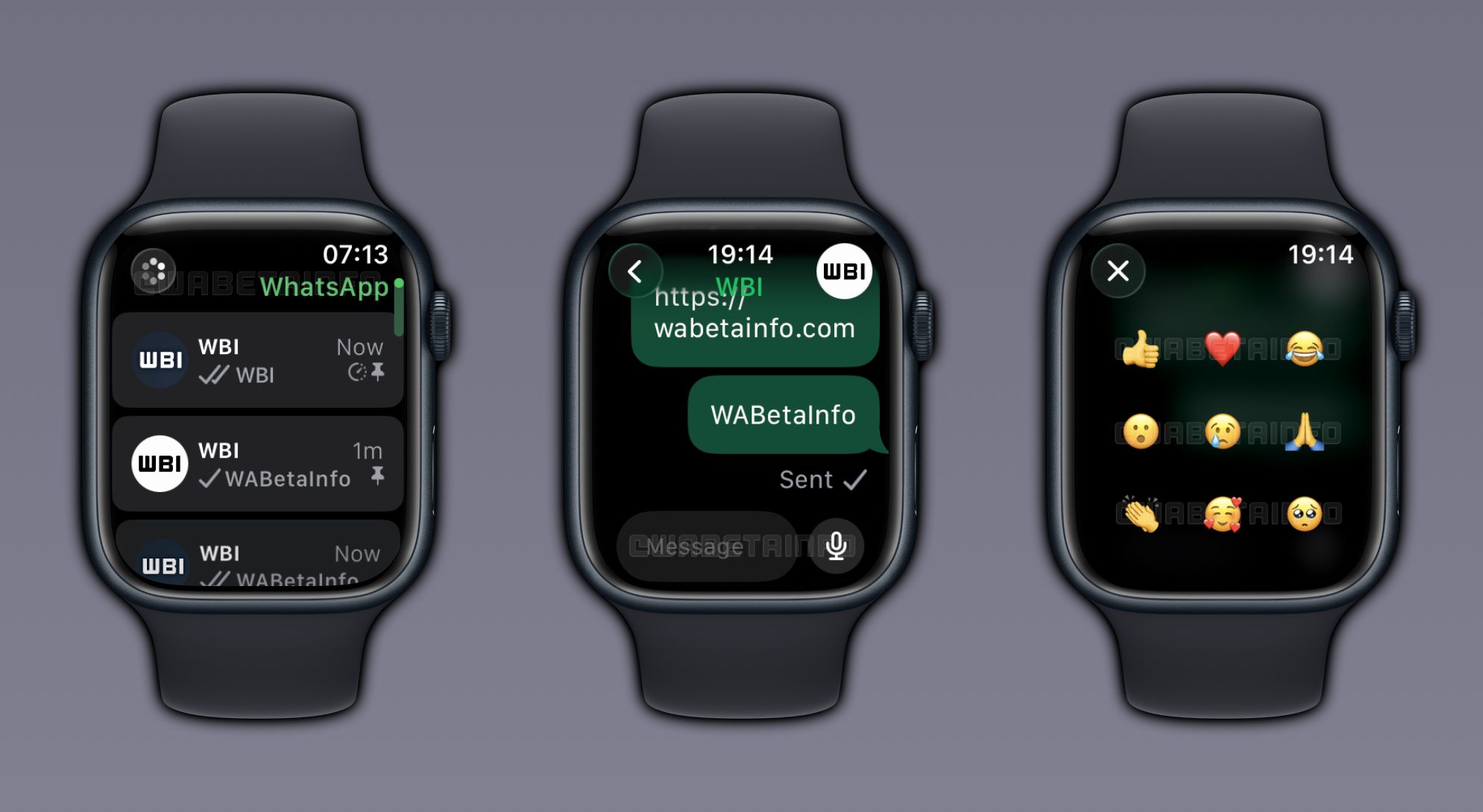 WhatsApp sur l’Apple Watch en phase de test via une application compagnon sur TestFlight