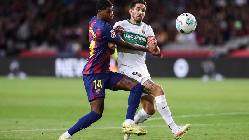 Barcelone s’impose face à Elche et se rapproche du Real Madrid après la 11e journée de La Liga