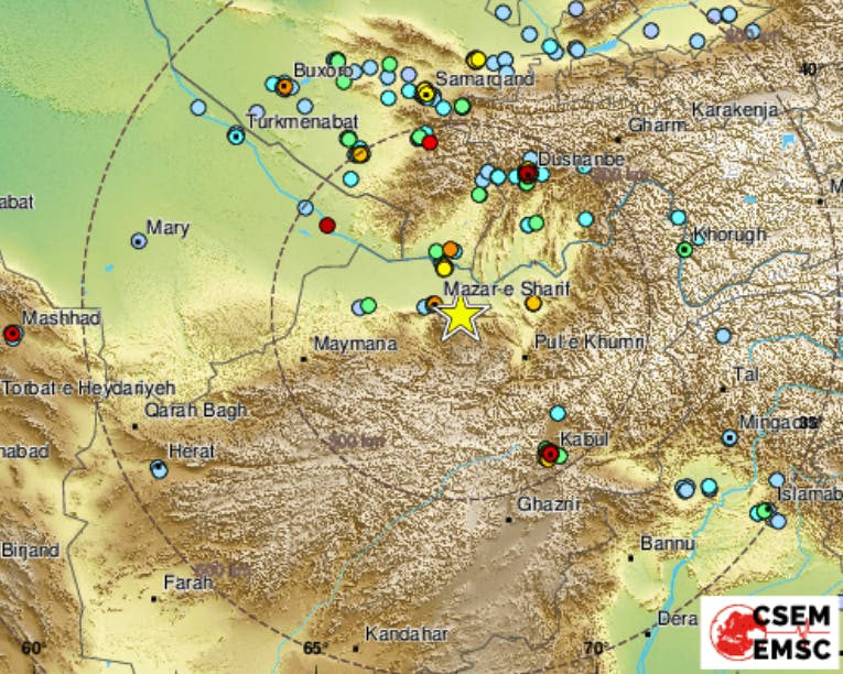 Séisme de magnitude 6,3 dans le nord de l’Afghanistan : contexte, localisation et répercussions
